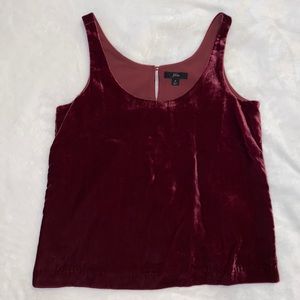 J. Crew Velvet Tank